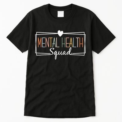 Mental Health Squad Brain Illness Mental Health Awareness Tall T-Shirt