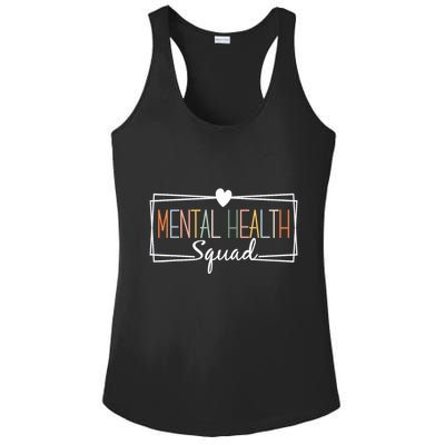 Mental Health Squad Brain Illness Mental Health Awareness Ladies PosiCharge Competitor Racerback Tank