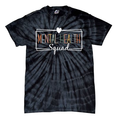 Mental Health Squad Brain Illness Mental Health Awareness Tie-Dye T-Shirt