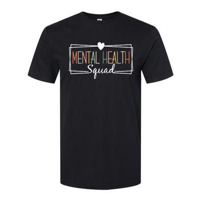 Mental Health Squad Brain Illness Mental Health Awareness Softstyle® CVC T-Shirt