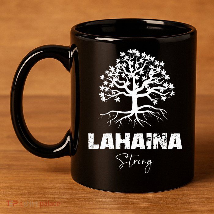 Maui Hawaii Strong Maui Wildfire Lahaina Survivor 11oz C Handle Ceramic Mug