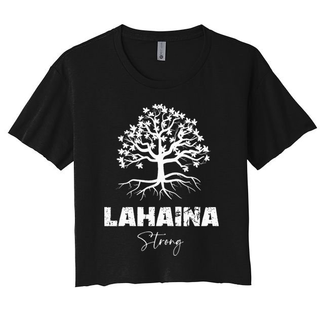 Maui Hawaii Strong Maui Wildfire Lahaina Survivor Crop Top