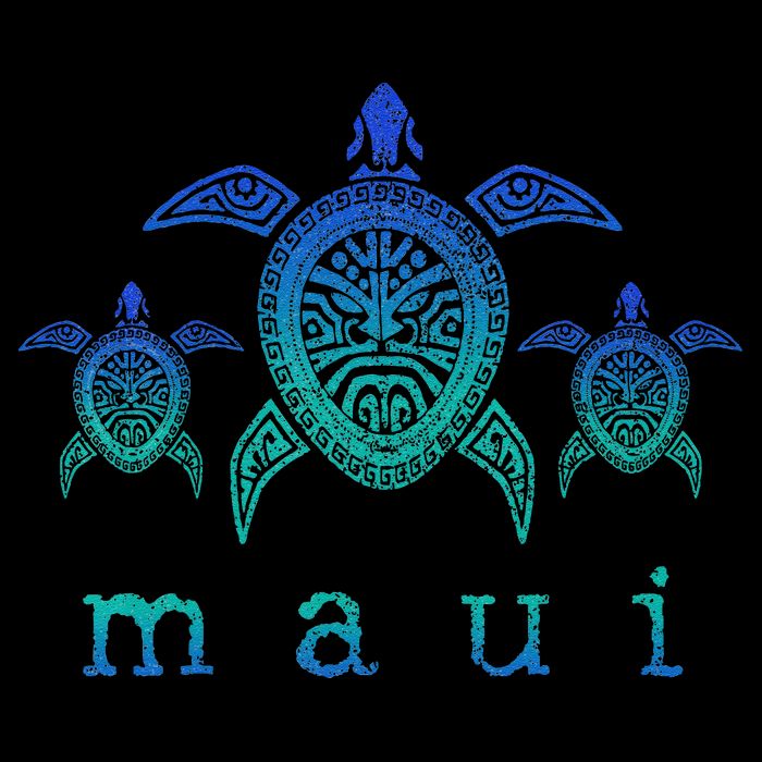 Maui Hawaii Sea Turtles Hawaiian Scuba Diving Souvenir Cooling Performance Crew T-Shirt