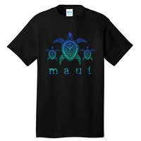 Maui Hawaii Sea Turtles Hawaiian Scuba Diving Souvenir Tall T-Shirt