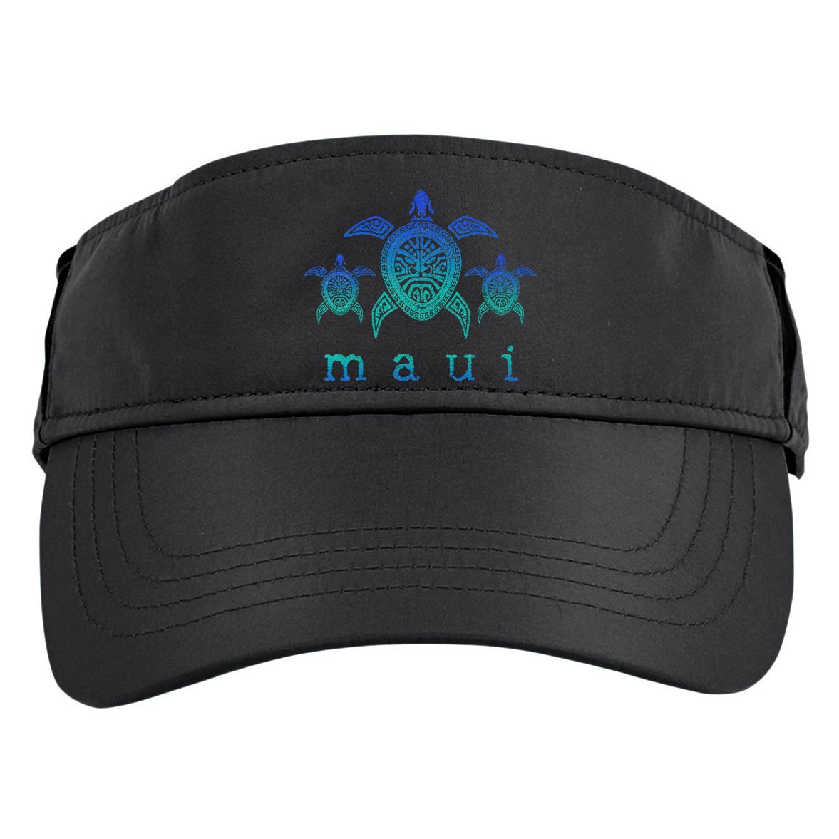 Maui Hawaii Sea Turtles Hawaiian Scuba Diving Souvenir Adult Drive Performance Visor