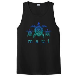 Maui Hawaii Sea Turtles Hawaiian Scuba Diving Souvenir PosiCharge Competitor Tank