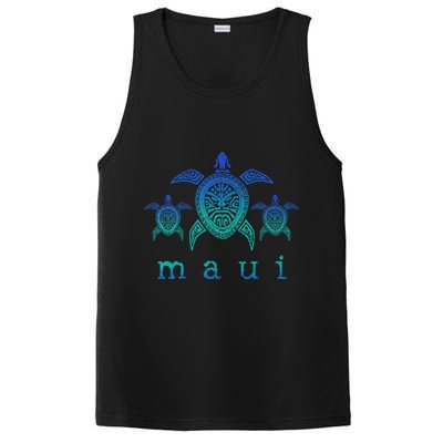 Maui Hawaii Sea Turtles Hawaiian Scuba Diving Souvenir PosiCharge Competitor Tank