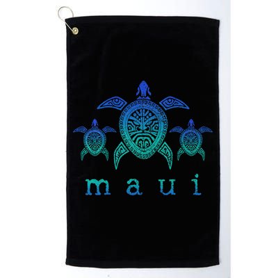 Maui Hawaii Sea Turtles Hawaiian Scuba Diving Souvenir Golf Towel