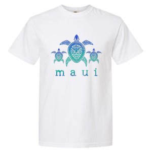 Maui Hawaii Sea Turtles Hawaiian Scuba Diving Souvenir Garment-Dyed Heavyweight T-Shirt