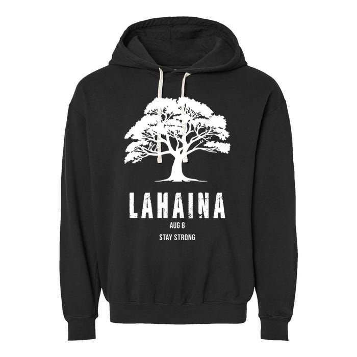 Maui Hawaii Strong Maui Wildfire Lahaina Survivor Garment-Dyed Fleece Hoodie