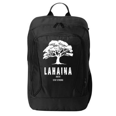 Maui Hawaii Strong Maui Wildfire Lahaina Survivor City Backpack