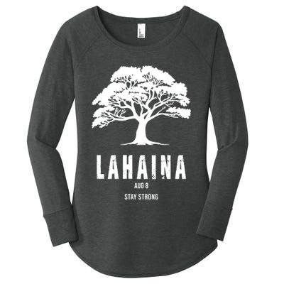 Maui Hawaii Strong Maui Wildfire Lahaina Survivor Women's Perfect Tri Tunic Long Sleeve Shirt