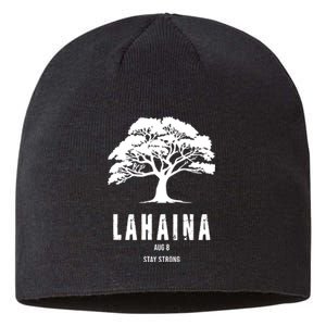 Maui Hawaii Strong Maui Wildfire Lahaina Survivor Sustainable Beanie