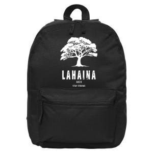 Maui Hawaii Strong Maui Wildfire Lahaina Survivor 16 in Basic Backpack