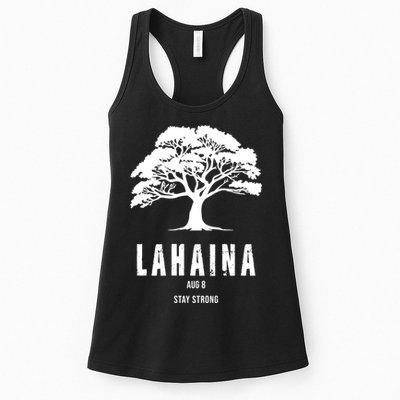Maui Hawaii Strong Maui Wildfire Lahaina Survivor Womens Tank Top
