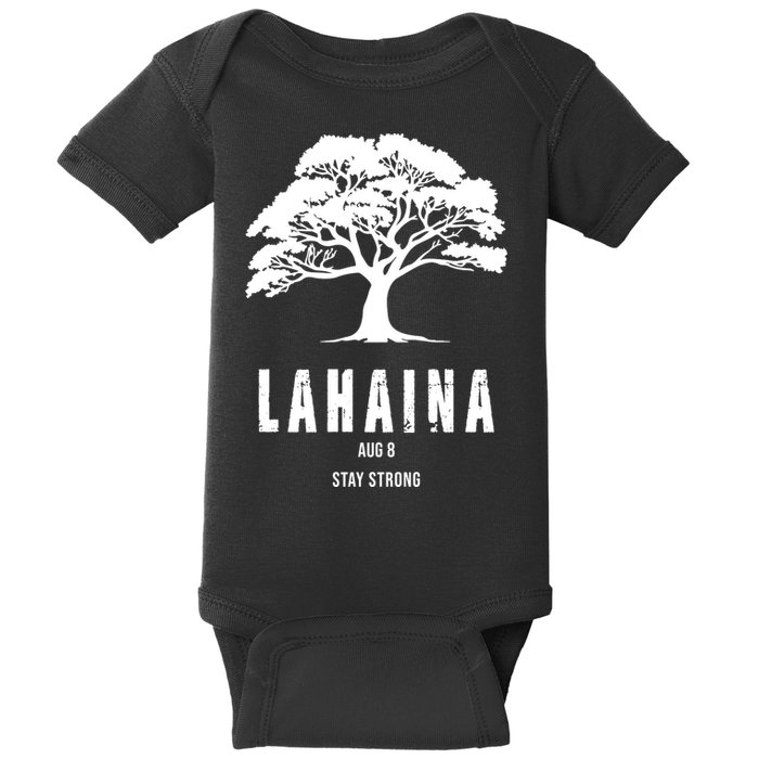 Maui Hawaii Strong Maui Wildfire Lahaina Survivor Baby Bodysuit
