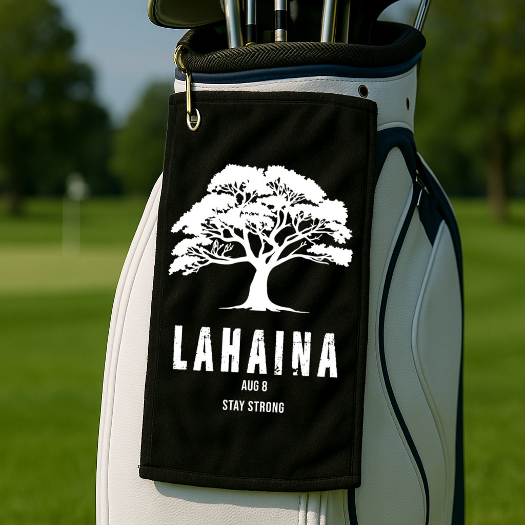 Maui Hawaii Strong Maui Wildfire Lahaina Survivor Golf Towel