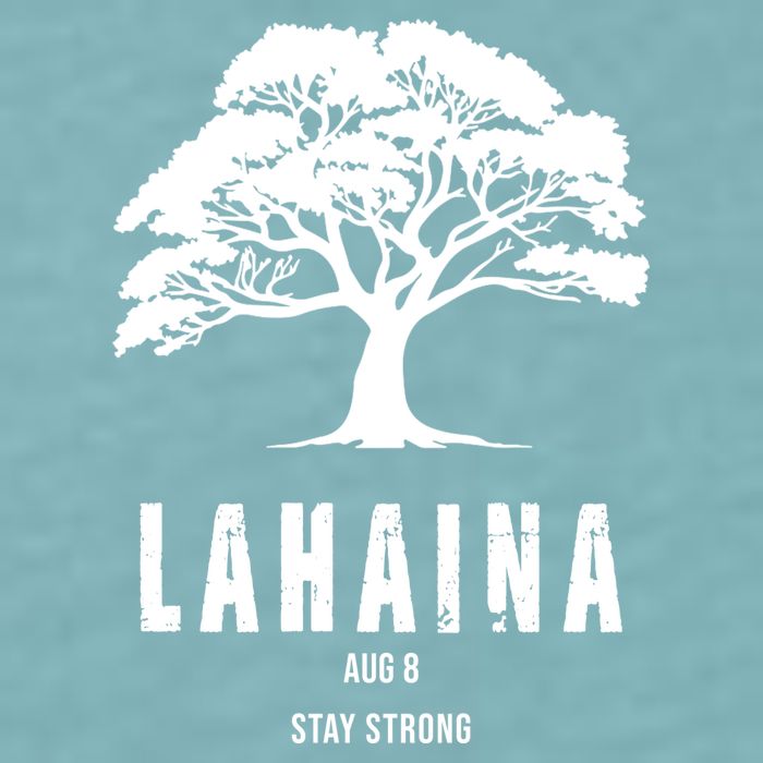 Maui Hawaii Strong Maui Wildfire Lahaina Survivor Sueded Cloud Jersey T-Shirt