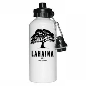 Maui Hawaii Strong Maui Wildfire Lahaina Survivor Aluminum Water Bottle