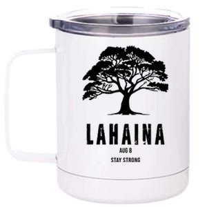 Maui Hawaii Strong Maui Wildfire Lahaina Survivor 12 oz Stainless Steel Tumbler Cup