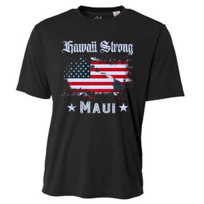 Maui Hawaii Strong Distressed Look Hawaii Cooling Performance Crew T-Shirt