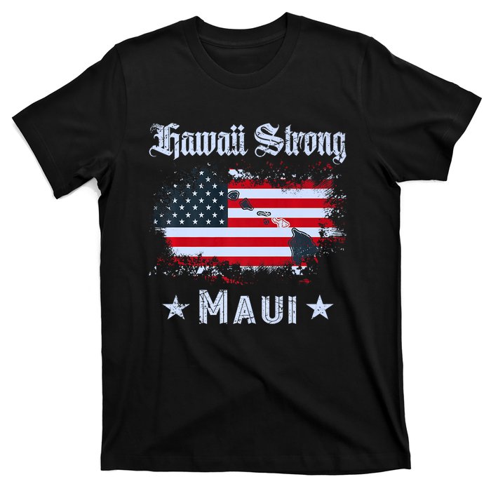 Maui Hawaii Strong Distressed Look Hawaii T-Shirt