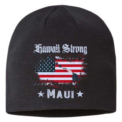 Maui Hawaii Strong Distressed Look Hawaii Sustainable Beanie