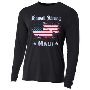 Maui Hawaii Strong Distressed Look Hawaii Cooling Performance Long Sleeve Crew