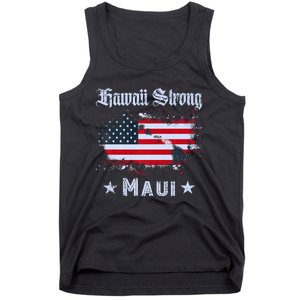 Maui Hawaii Strong Distressed Look Hawaii Tank Top