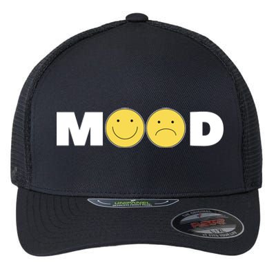 Mood Happy Sad Smile Face Flexfit Unipanel Trucker Cap