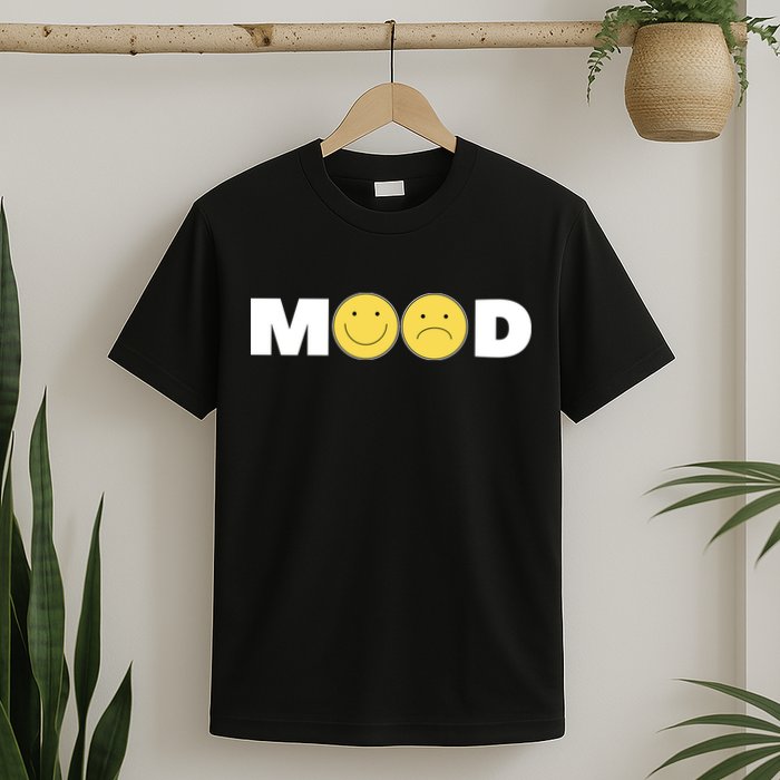 Mood Happy Sad Smile Face T-Shirt