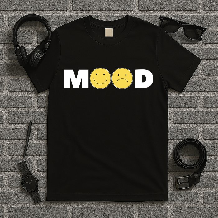 Mood Happy Sad Smile Face T-Shirt