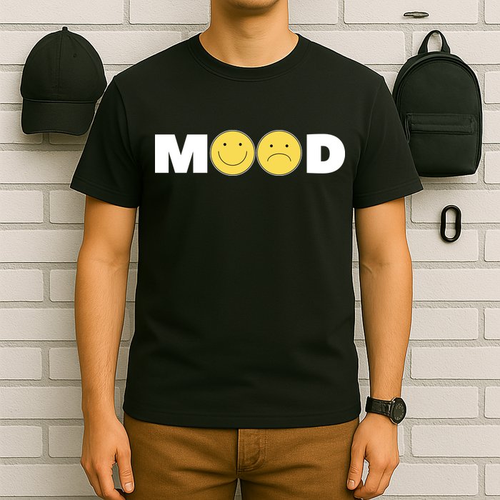 Mood Happy Sad Smile Face T-Shirt