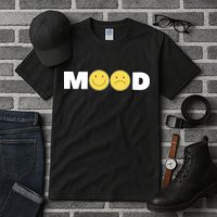 Mood Happy Sad Smile Face Tall T-Shirt