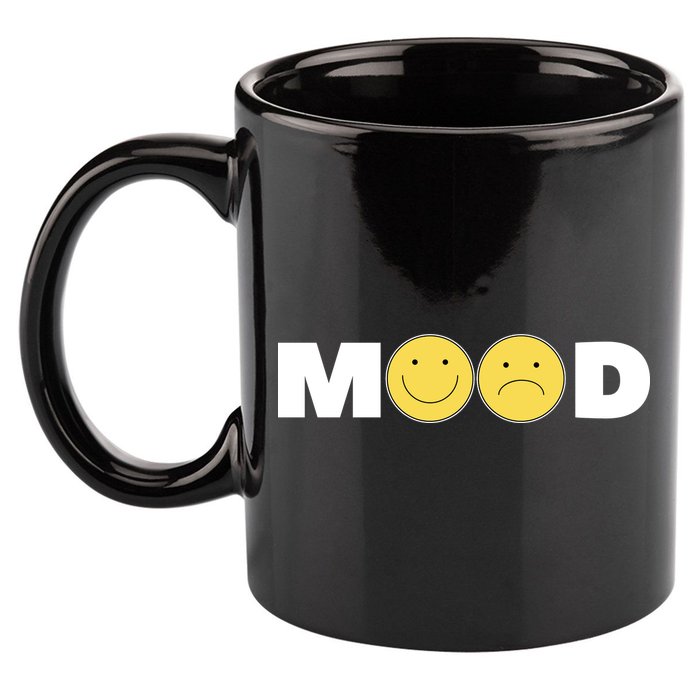 Mood Happy Sad Smile Face 11oz C Handle Ceramic Mug