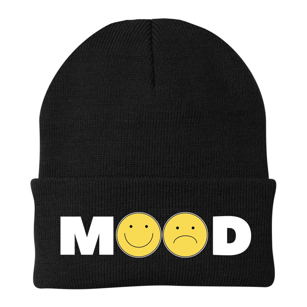 Mood Happy Sad Smile Face Beanie
