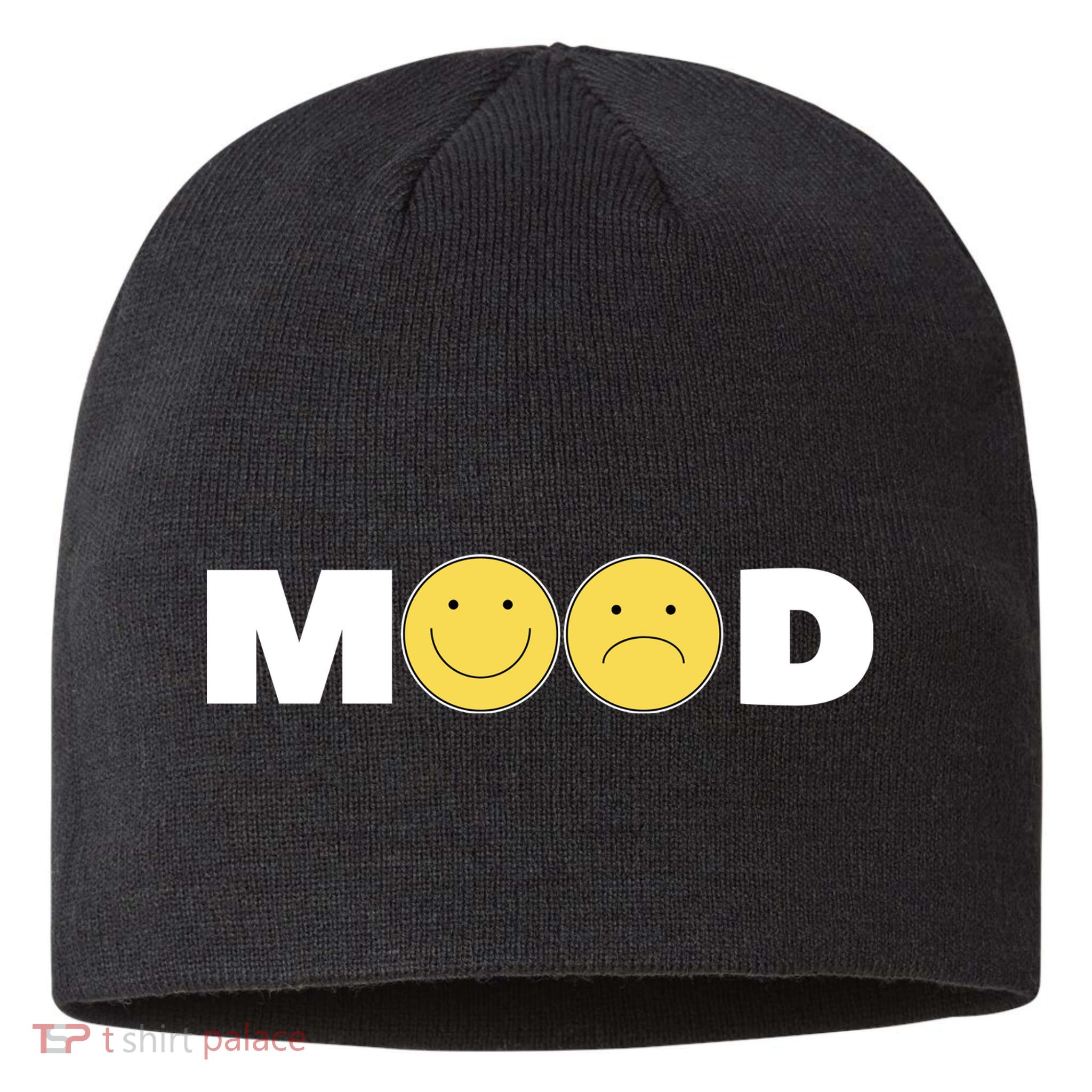 Mood Happy Sad Smile Face Sustainable Beanie