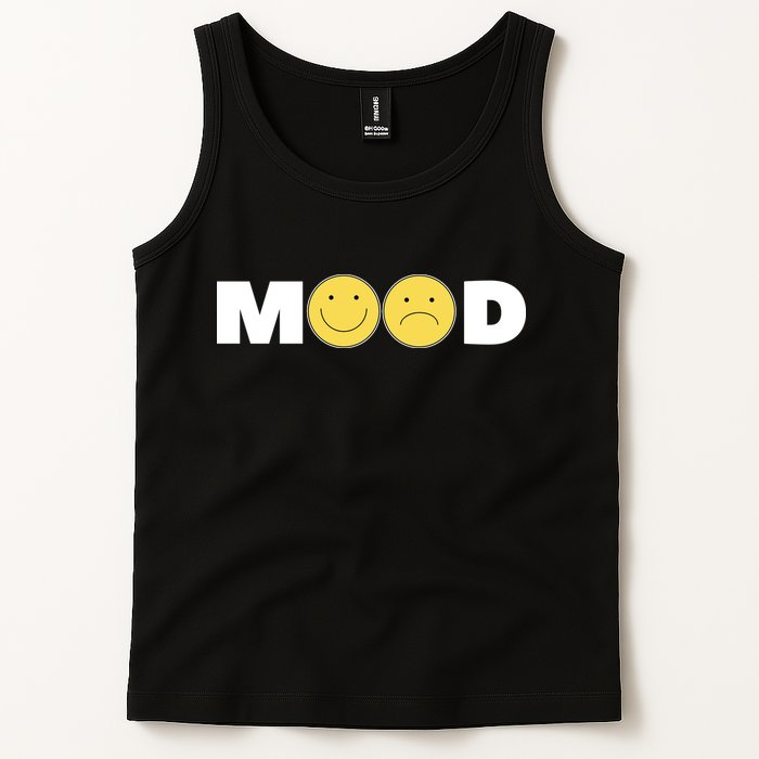 Mood Happy Sad Smile Face Tank Top