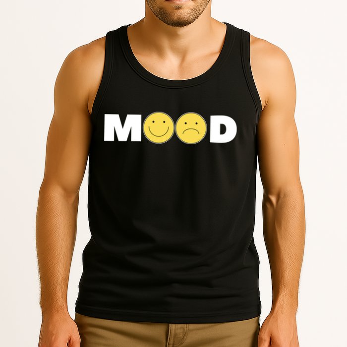 Mood Happy Sad Smile Face Tank Top