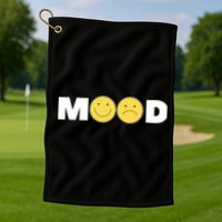 Mood Happy Sad Smile Face Golf Towel