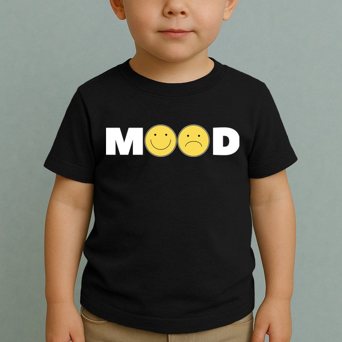 Mood Happy Sad Smile Face Toddler T-Shirt