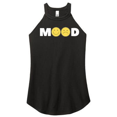 Mood Happy Sad Smile Face Women’s Perfect Tri Rocker Tank