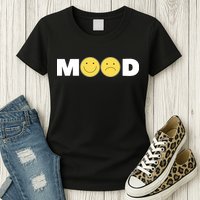 Mood Happy Sad Smile Face Womens T-Shirt