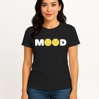 Mood Happy Sad Smile Face Womens T-Shirt