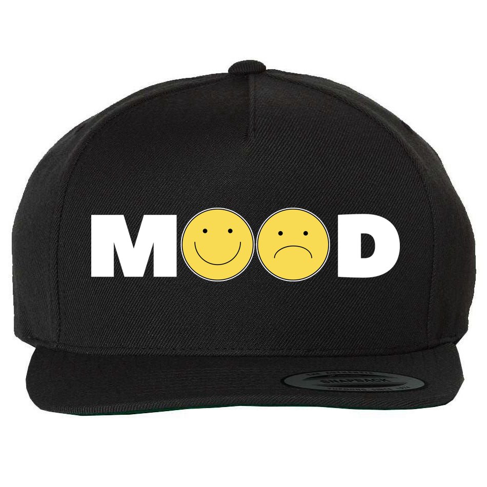 Mood Happy Sad Smile Face Wool Snapback Cap