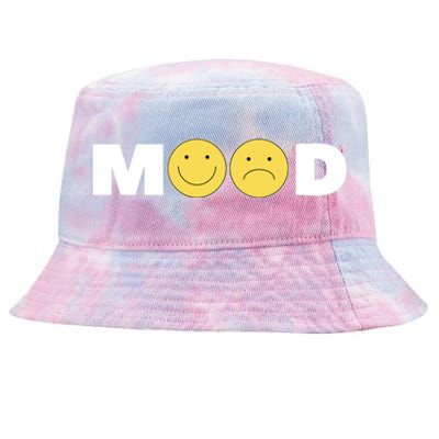 Mood Happy Sad Smile Face Tie-Dyed Bucket Hat