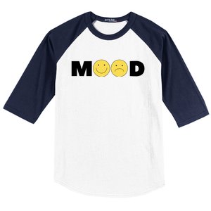 Mood Happy Sad Smile Face Baseball Sleeve Shirt