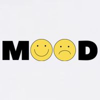 Mood Happy Sad Smile Face Garment-Dyed Sweatshirt