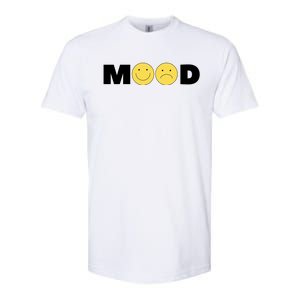 Mood Happy Sad Smile Face Softstyle CVC T-Shirt