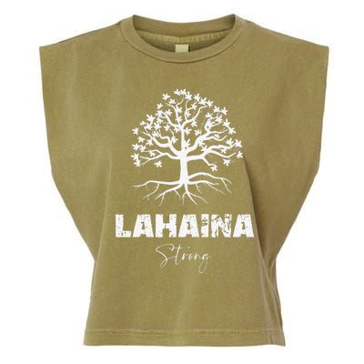 Maui Hawaii Strong Maui Wildfire Lahaina Survivor Garment-Dyed Women's Muscle Tee